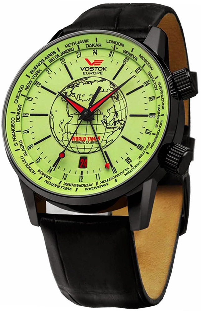 Vostok Europe 2426-5604240 Limousine Limousine World Timer