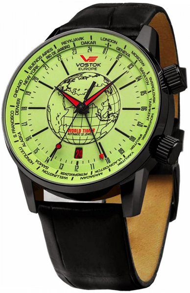 Zegarek Vostok Europe 2426-5604240 Limousine World Timer