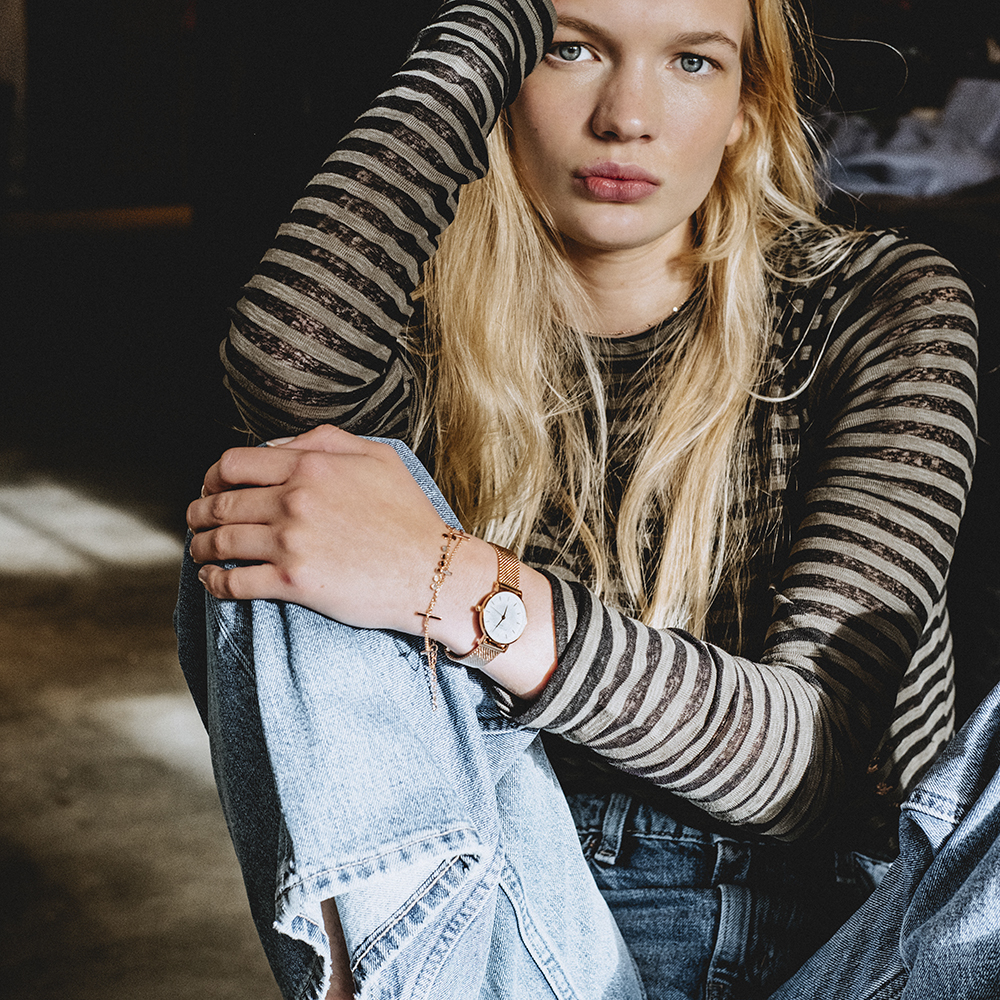 Rosefield 26WR-265 The Small Edit The Small Edit zegarek damski fashion/modowy mineralne