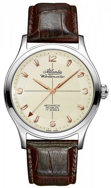 Zegarek Atlantic 53654.41.95R Worldmaster The Original Mechanical Incabloc