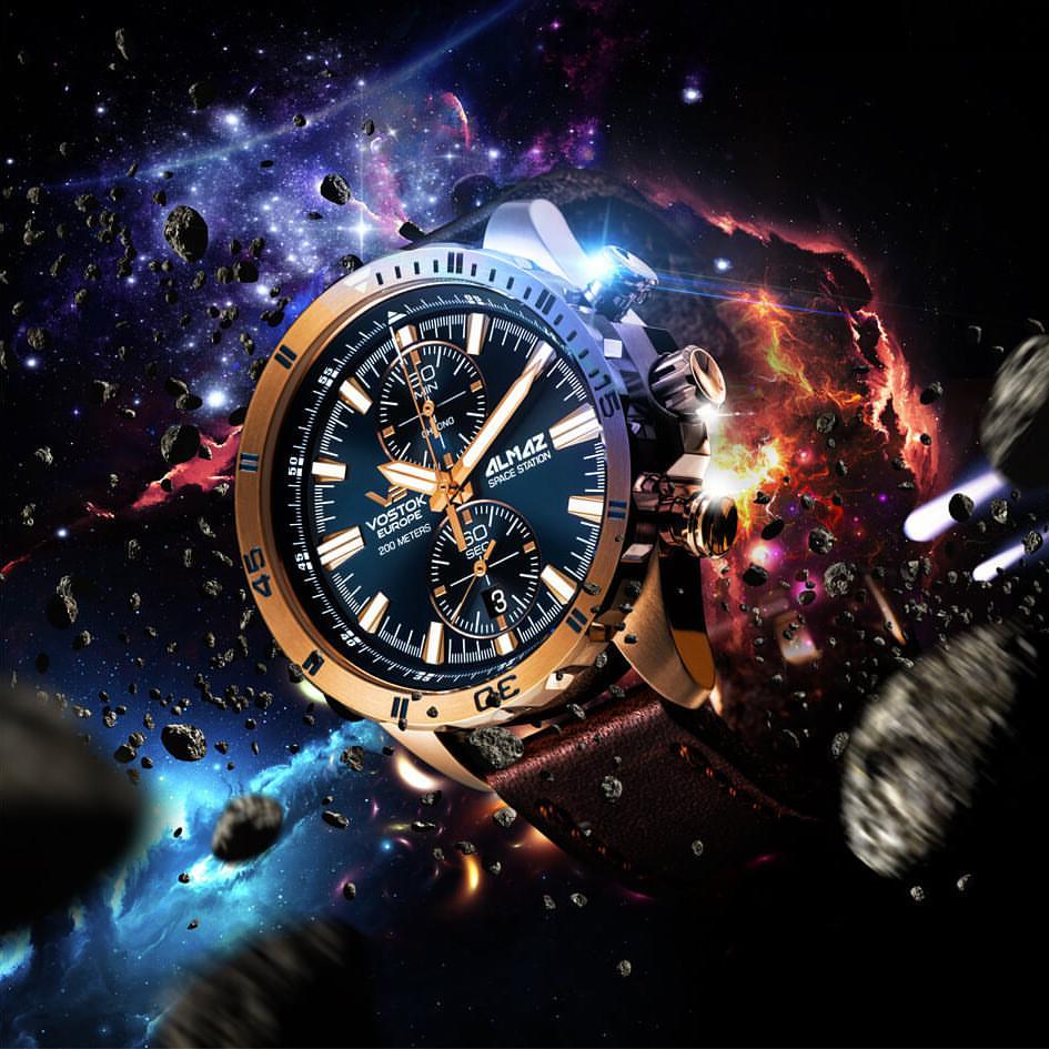 Vostok Europe 6S11-320B262 zegarek męski klasyczny Almaz pasek