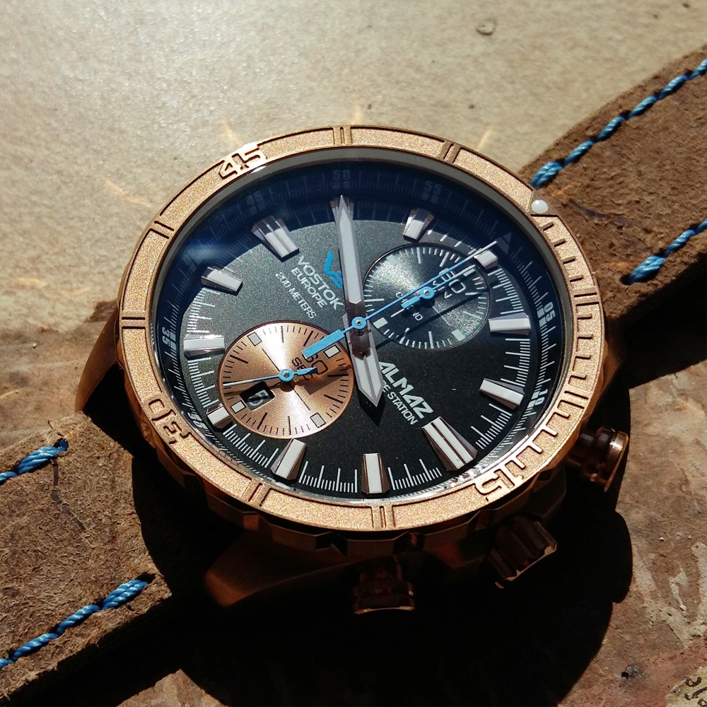zegarek Vostok Europe 6S11-320O266 różowe złoto Almaz
