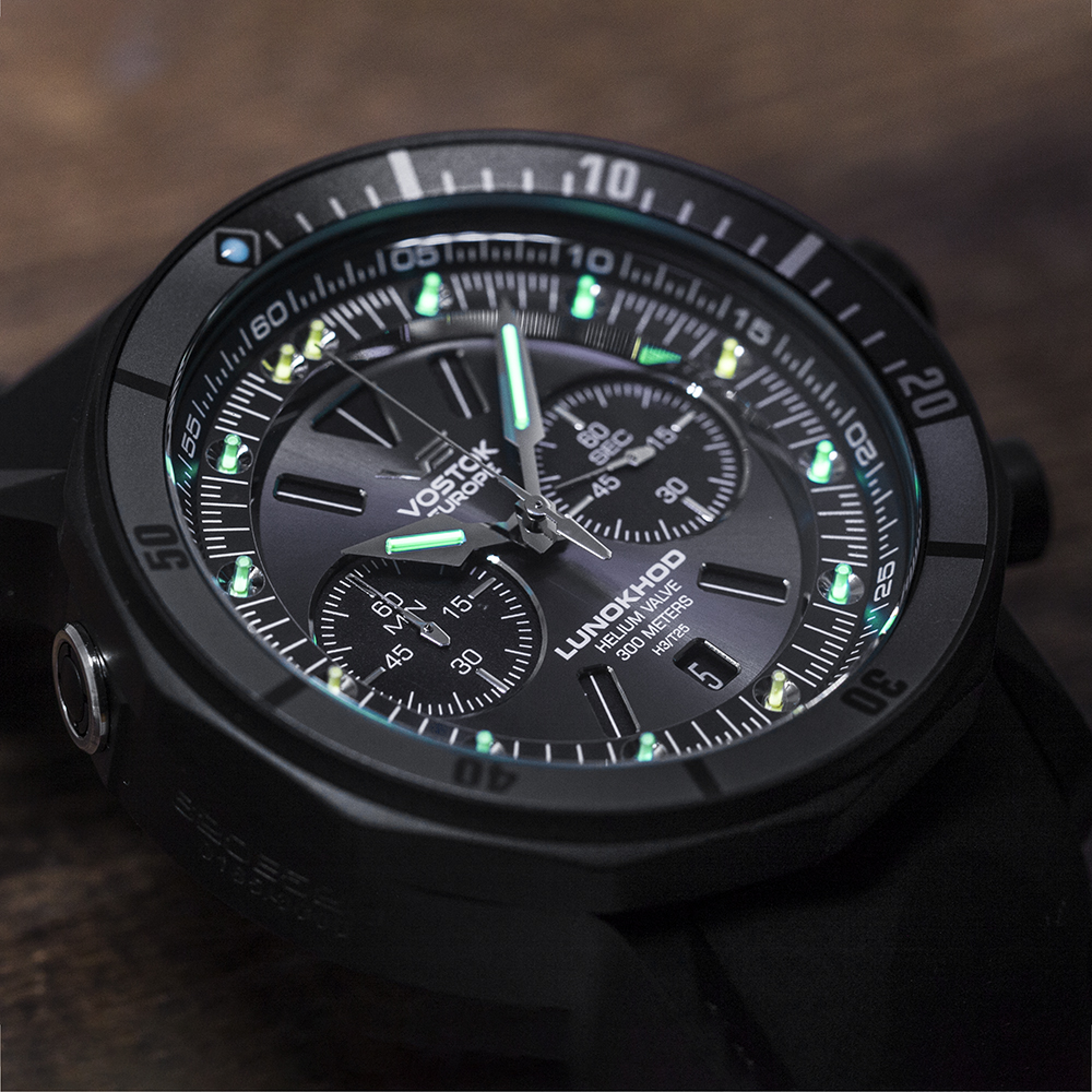Vostok Europe 6S21-620E529 zegarek męski sportowy Lunokhod pasek