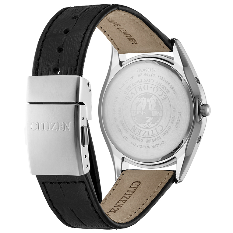 Citizen AS2050-10E męski zegarek Radio Controlled pasek
