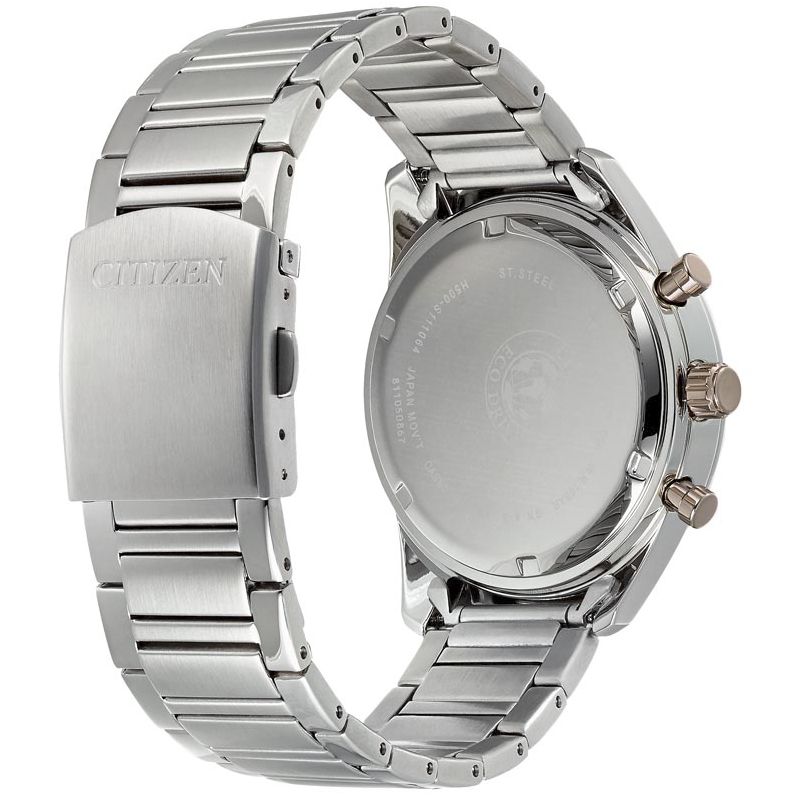 Citizen AT2396-86E męski zegarek Chrono bransoleta