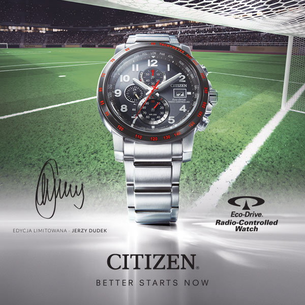 Citizen AT8129-80E zegarek męski klasyczny Radio Controlled bransoleta