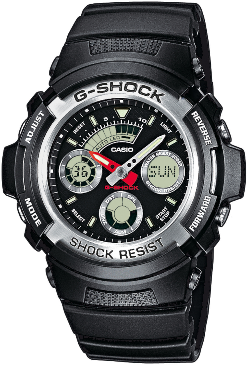 Casio AW-590-1AER G-SHOCK Original Speed Shifter