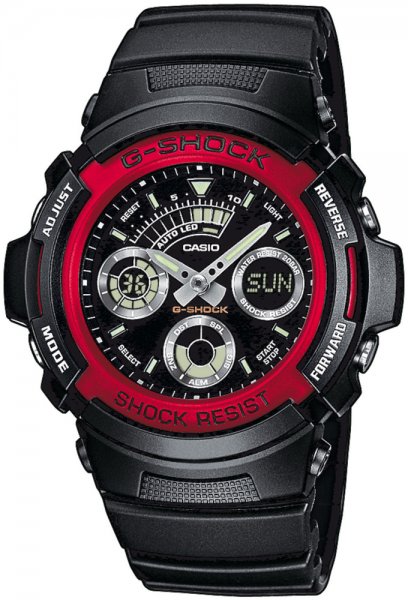 Zegarek Casio AW-591-4AER Red Demon