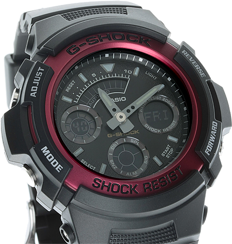zegarek Casio AW-591-4AER Red Demon G-SHOCK Original mineralne