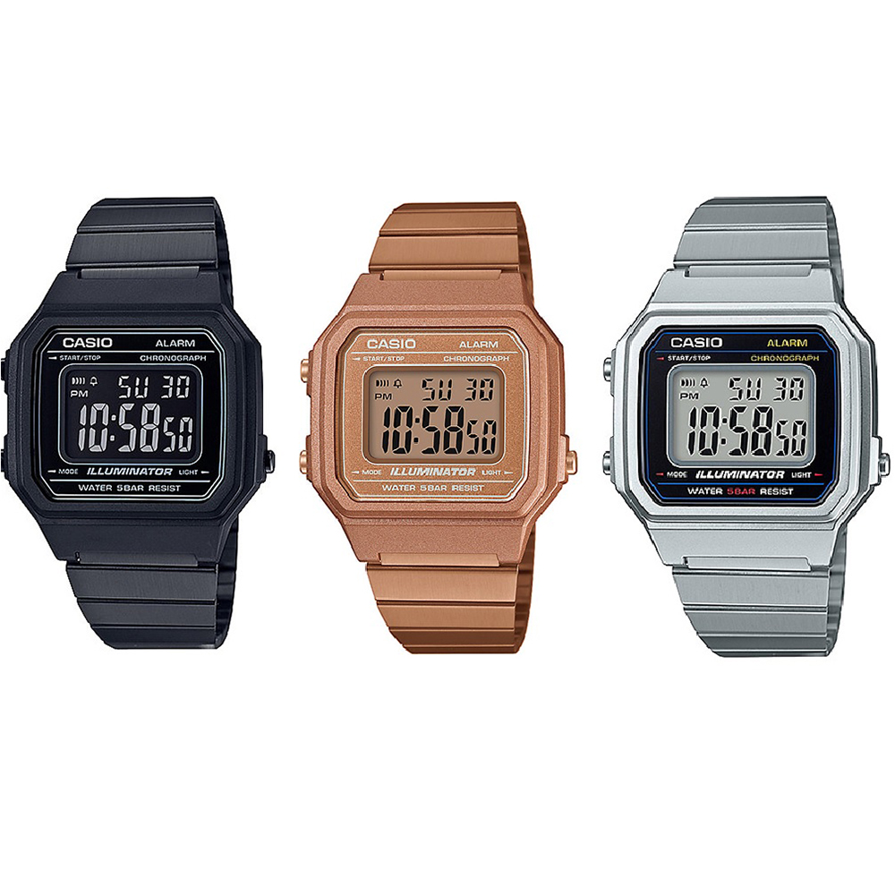 zegarek Casio Vintage B650WD-1AEF VINTAGE Maxi akrylowe
