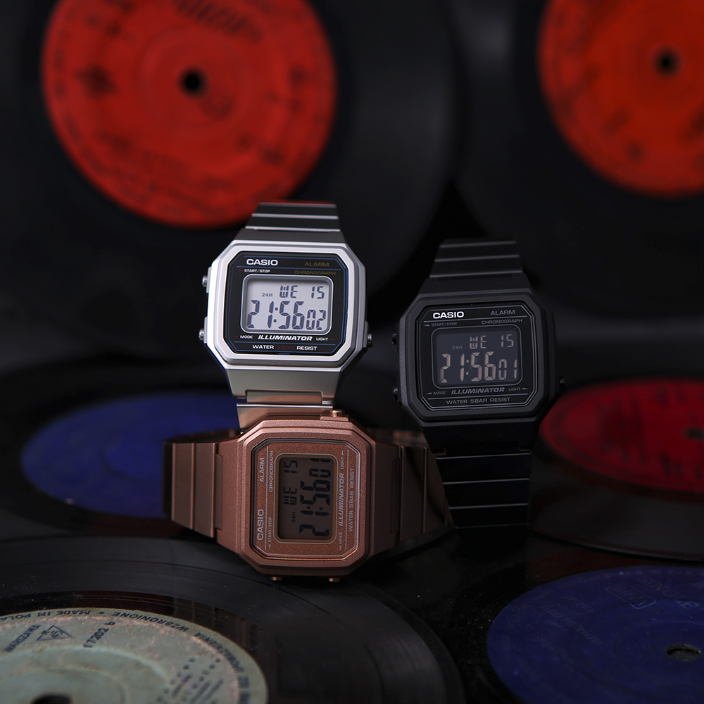 Casio Vintage B650WD-1AEF VINTAGE Maxi zegarek męski retro akrylowe