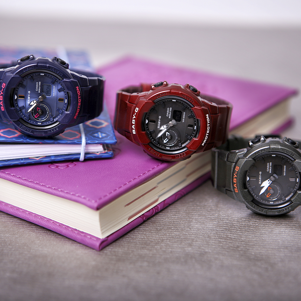 Baby-G BGA-230S-2AER Baby-G zegarek damski sportowy mineralne