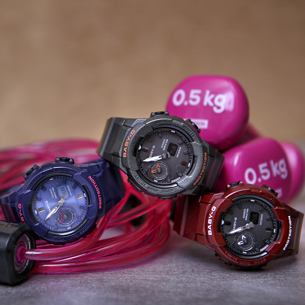 Baby-G BGA-230S-2AER Baby-G sportowy zegarek niebieski