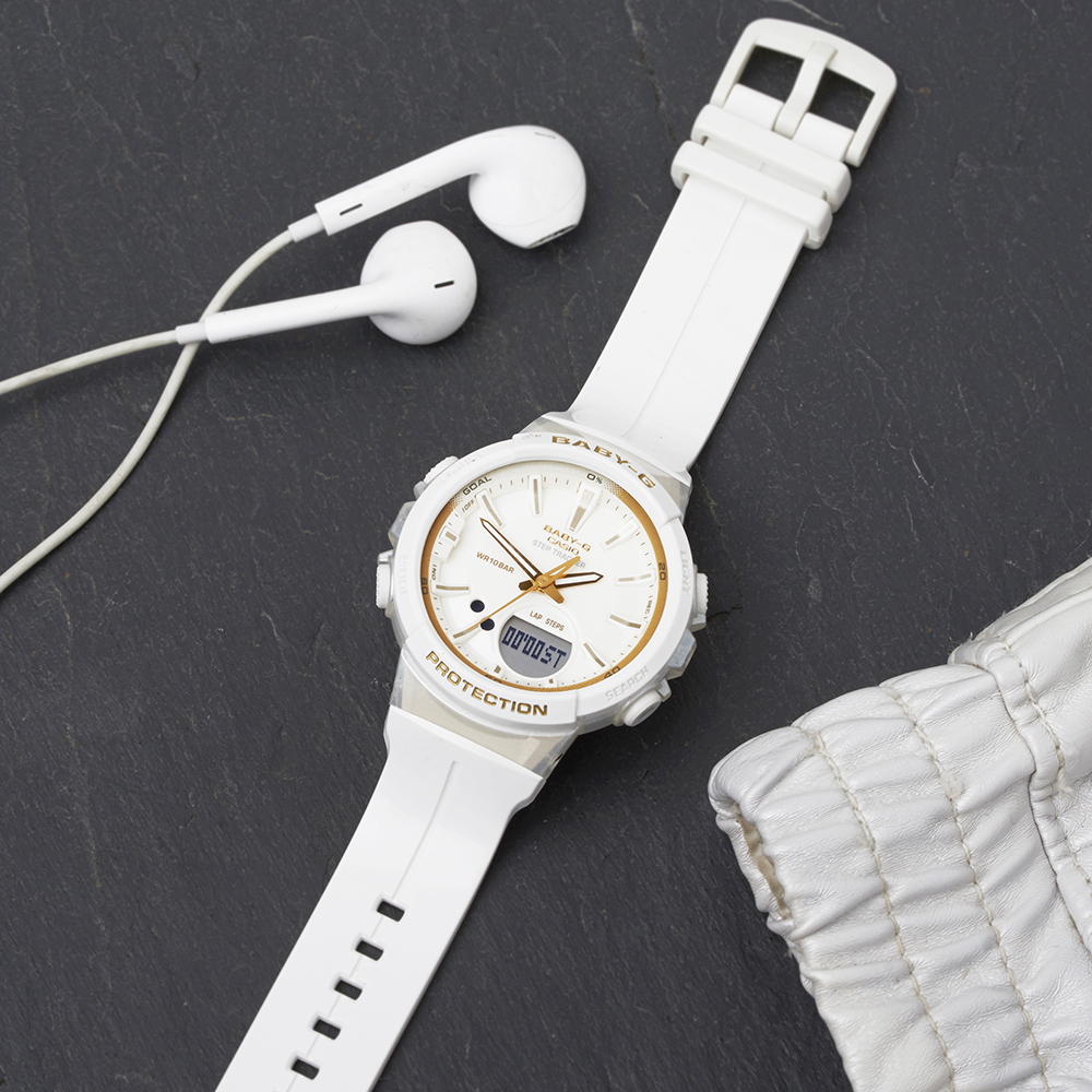 Casio BGS-100GS-7AER zegarek damski sportowy Baby-G pasek