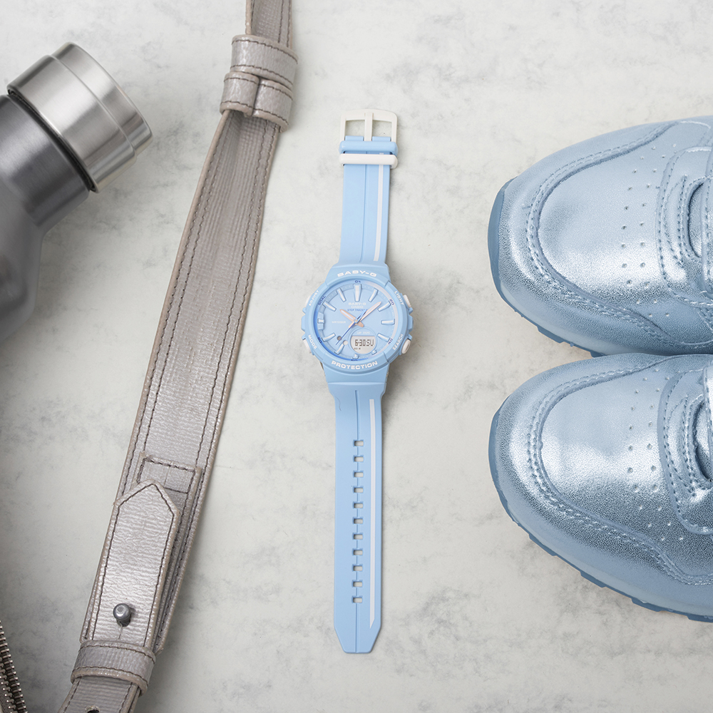 zegarek Baby-G BGS-100RT-2AER Baby-G Step Tracker damski z krokomierz Baby-G