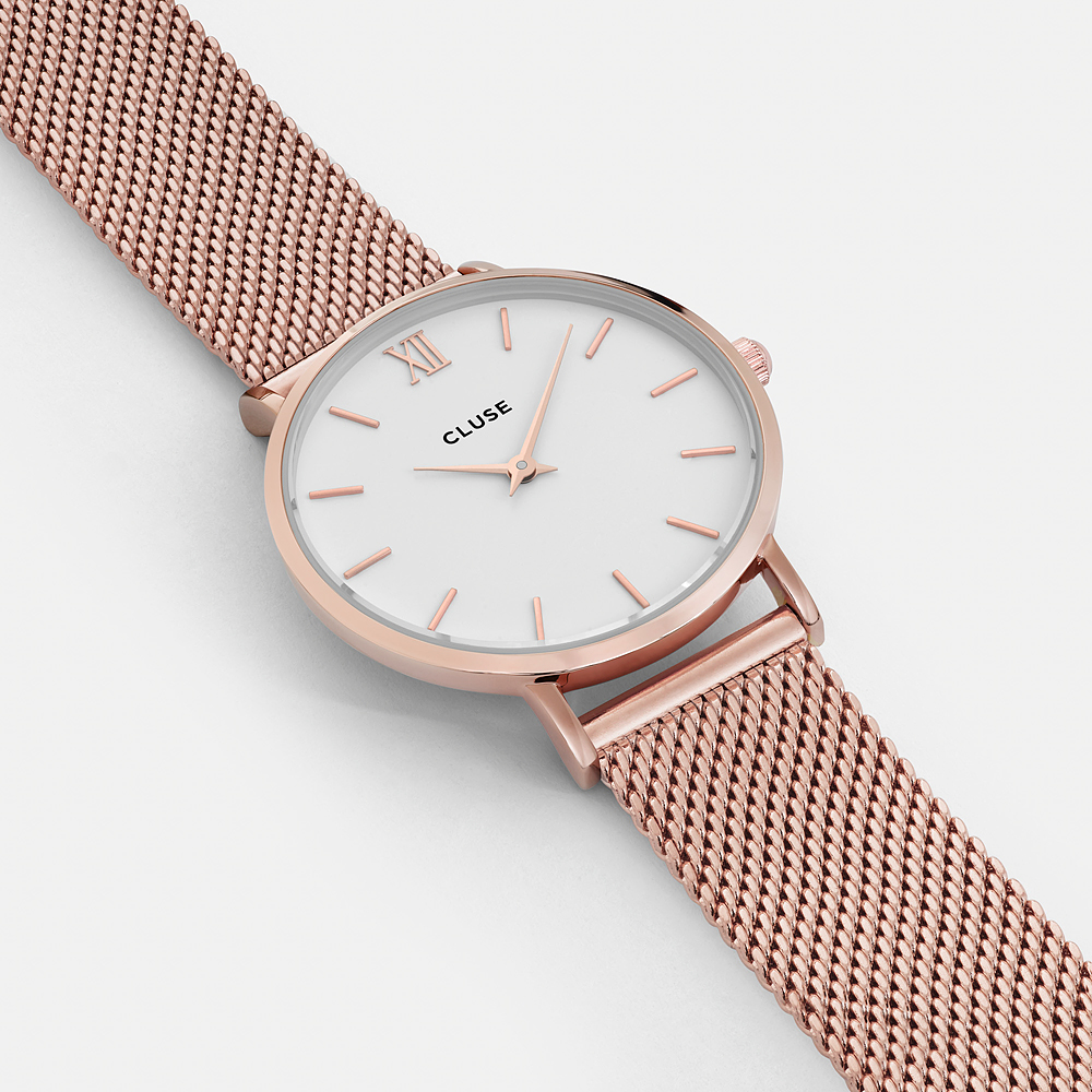 zegarek Cluse CW0101203001 różowe złoto Minuit
