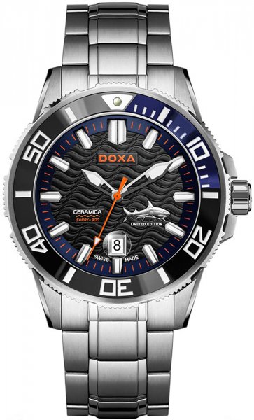 Zegarek Doxa D196SBU SHARK CERAMICA XL LIMITED EDITION