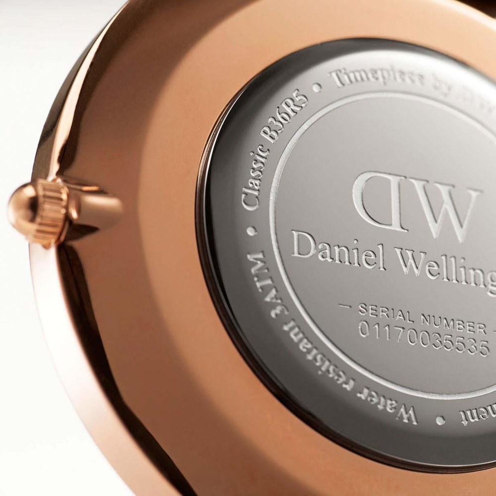 Daniel Wellington DW00100125 męski zegarek Classic pasek - miniatura 3