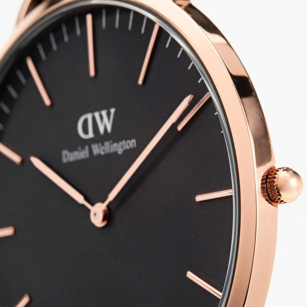 Daniel Wellington DW00100150 Cornwall Classic fashion/modowy zegarek różowe złoto - miniatura 6