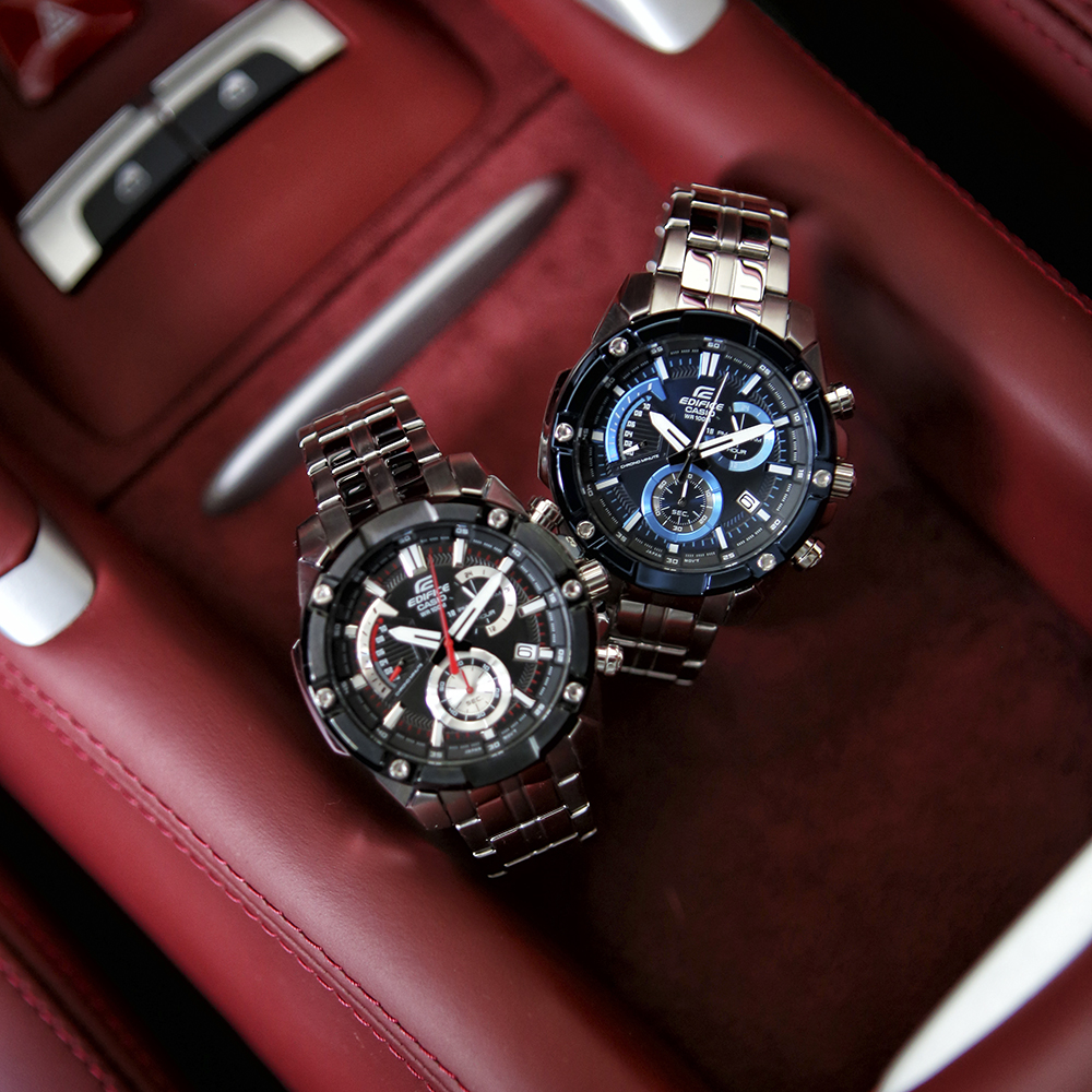 Edifice EFR-559DB-1AVUEF EDIFICE Momentum zegarek męski klasyczny mineralne