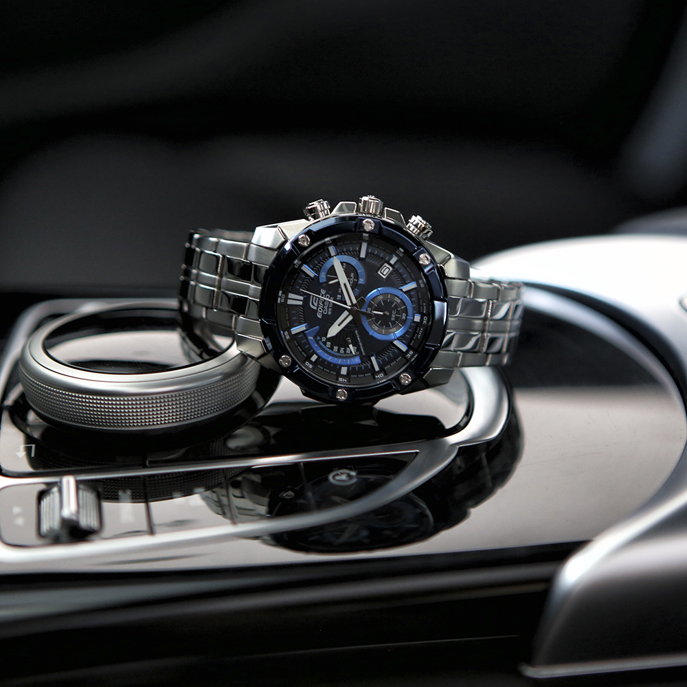 zegarek Edifice EFR-559DB-2AVUEF męski z chronograf EDIFICE Momentum