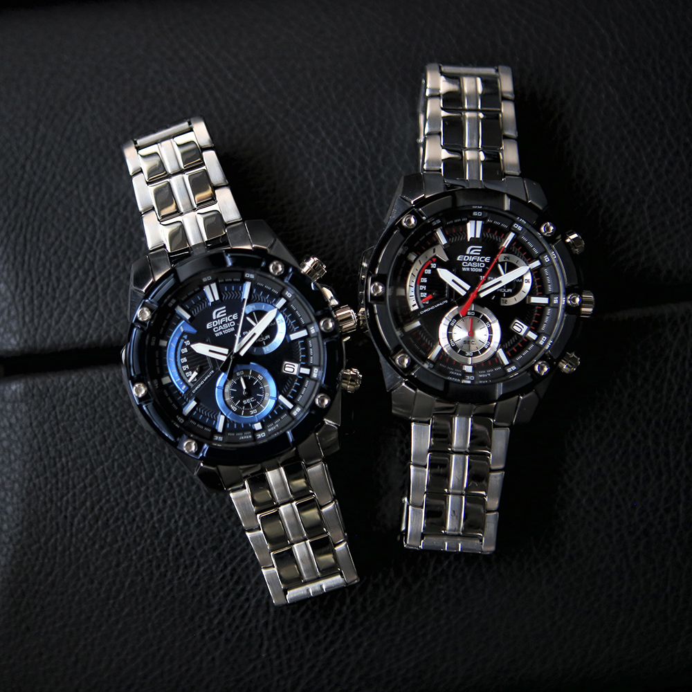 Edifice EFR-559DB-2AVUEF EDIFICE Momentum zegarek męski klasyczny mineralne