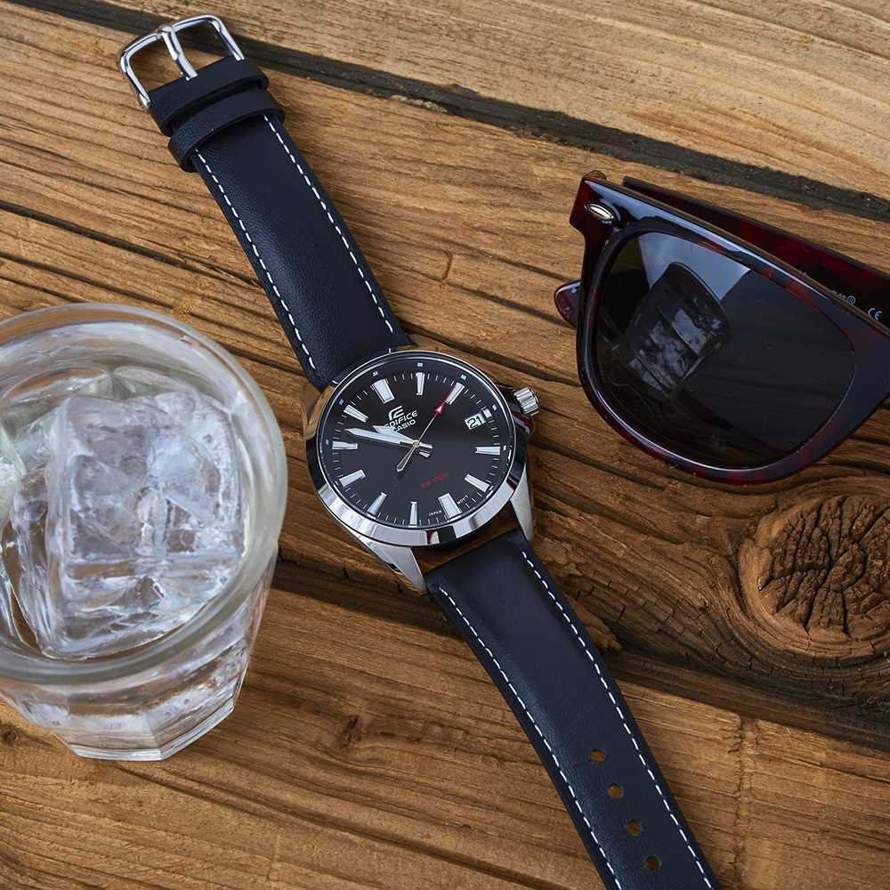 Edifice EFV-100L-1AVUEF zegarek męski klasyczny EDIFICE Momentum pasek