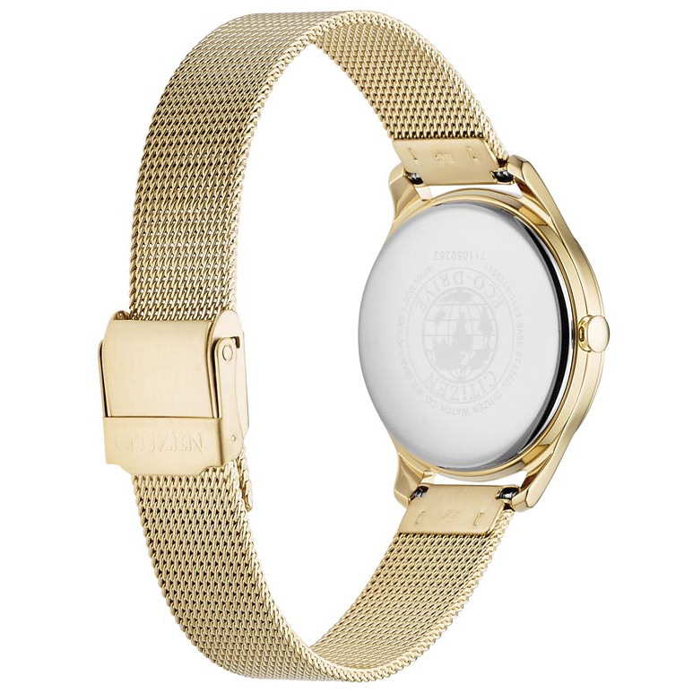 Citizen EM0502-86P Ecodrive elegancki zegarek złoty