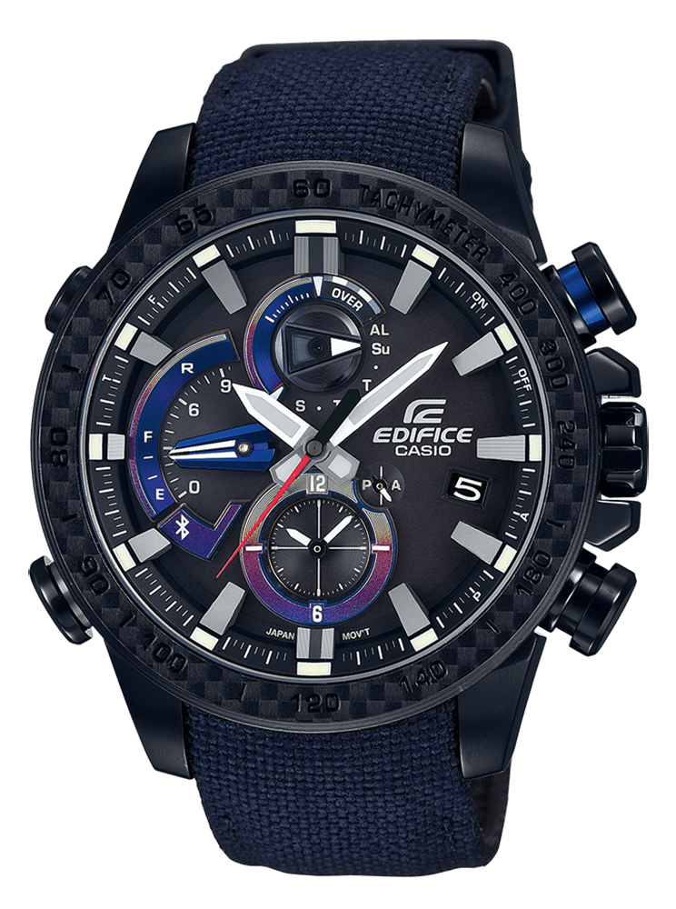 Edifice EQB-800TR-1AER EDIFICE Premium Race Lap Chronograph Scuderia Toro Rosso Limited Edition - miniatura 1