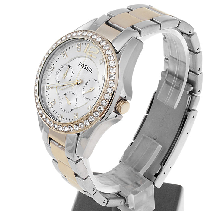 zegarek Fossil ES3204 RILEY damski z chronograf Ladies Dress