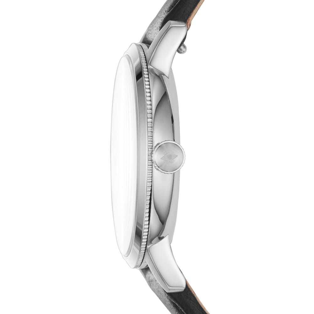 Fossil ES4186 zegarek srebrny klasyczny Neely pasek