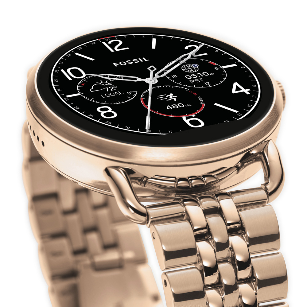 Fossil Smartwatch FTW2112 Fossil Q Q Wander Smartwatch zegarek damski fashion/modowy mineralne