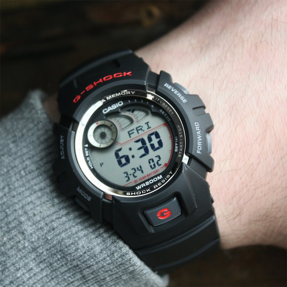 G-Shock G-2900F-1VER Life Force G-SHOCK Original sportowy zegarek czarny