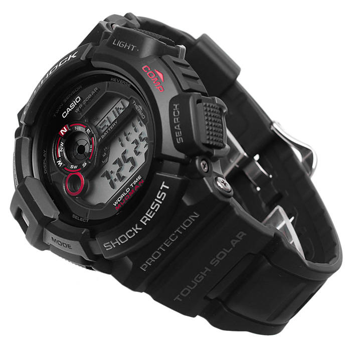 zegarek G-Shock G-9300-1ER MUDMAN męski z termometr G-SHOCK Master of G