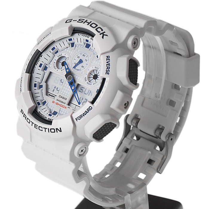 G-Shock GA-100A-7AER męski zegarek G-SHOCK Original pasek