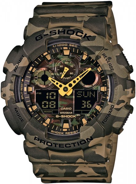 Zegarek Casio GA-100CM-5AER CAMOUFLAGE