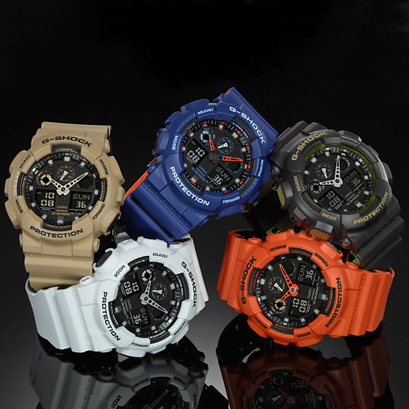 G-Shock GA-100L-1AER męski zegarek G-SHOCK Original pasek
