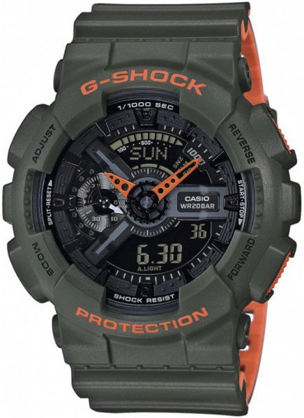 Zegarek Casio GA-110LN-3AER NEON LAYERED