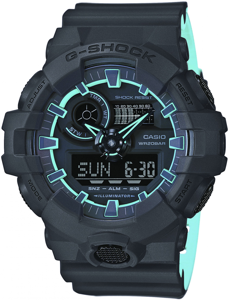 G-Shock GA-700SE-1A2ER G-SHOCK Original NO COMPLY NEON LAYERED