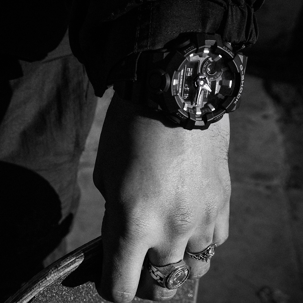G-Shock GA-710-1AER męski zegarek G-SHOCK Original pasek