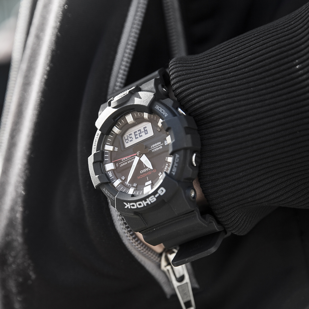 G-Shock GA-800-1AER G-SHOCK Original 3 HANDS MID SIZE zegarek męski sportowy mineralne