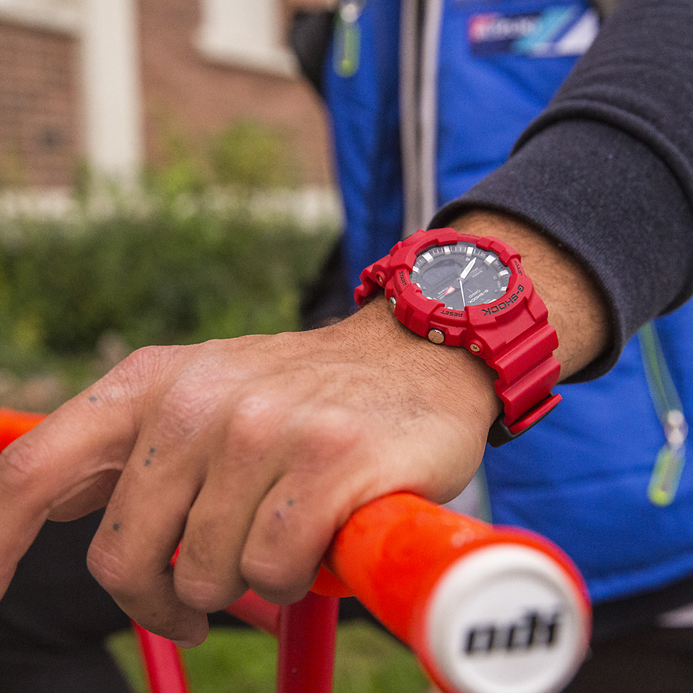G-Shock GA-800-4AER męski zegarek G-SHOCK Original pasek