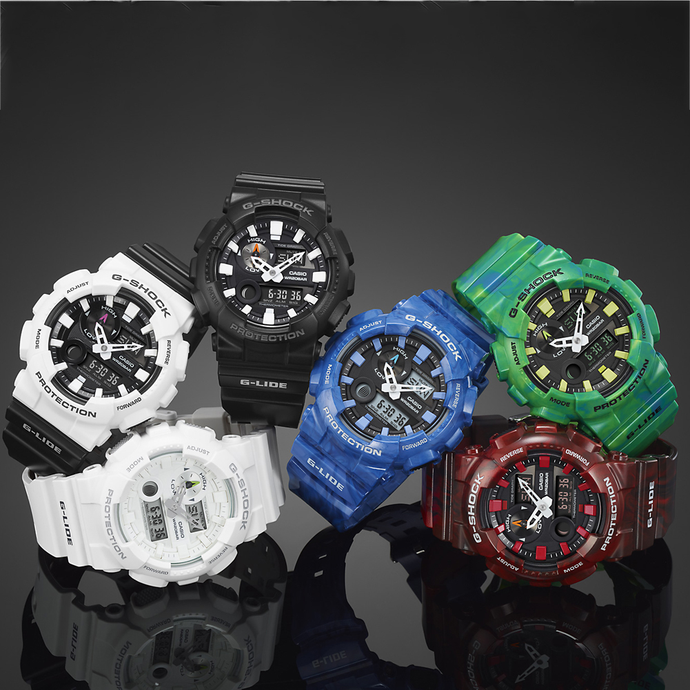 zegarek G-Shock GAX-100A-7AER G-LIDE męski z termometr G-SHOCK Original