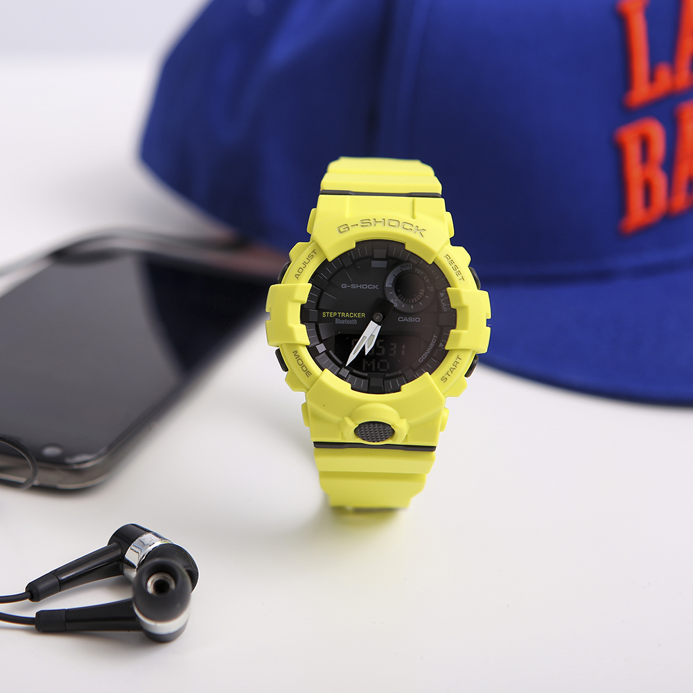 G-Shock GBA-800-9AER G-SHOCK Original G-SQUAD BLUETOOTH SYNC STEP TRACKER zegarek męski sportowy mineralne