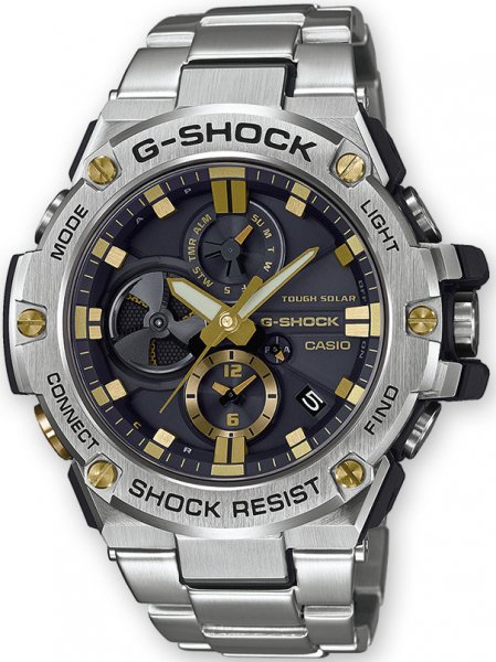 Zegarek Casio GST-B100D-1A9ER G-STEEL BLUETOOTH SYNC