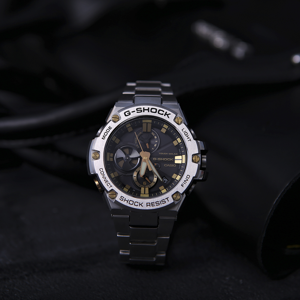 G-Shock GST-B100D-1A9ER smartwatch męski G-SHOCK G-STEEL