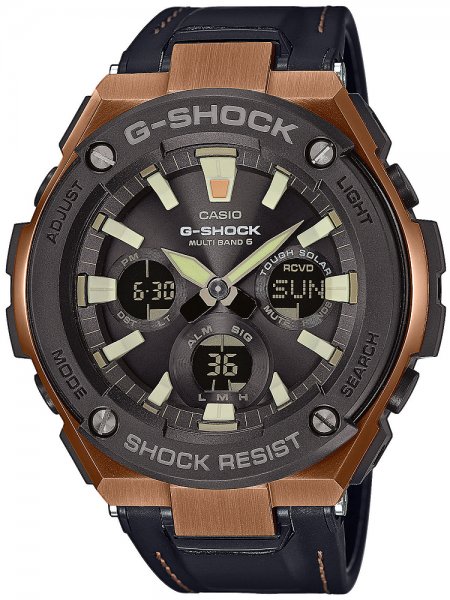 Zegarek Casio GST-W120L-1AER G-STEEL TOUGH LEATHER