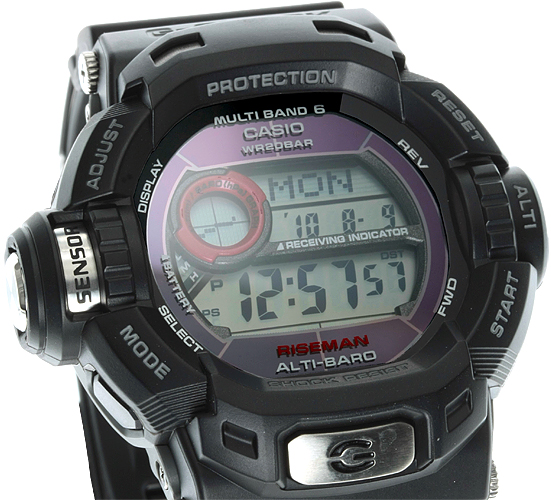 zegarek G-Shock GW-9200-1ER Riseman męski z termometr G-SHOCK Master of G
