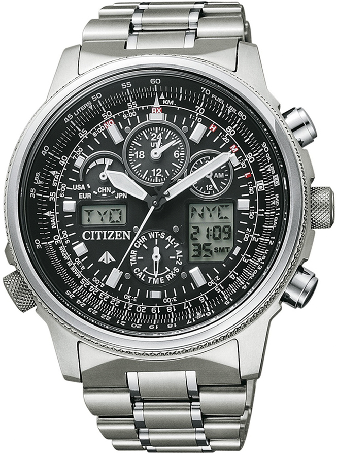 Citizen JY8020-52E Radio Controlled Pilot Promaster Titan