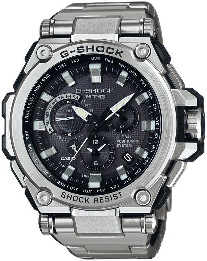 G-Shock MTG-G1000D-1AER G-SHOCK Exclusive METAL TWISTED G GPS HYBRID